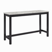 Celeste Theater Bar Table W/ 3 Stools-Blue