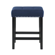 Celeste Theater Bar Table W/ 3 Stools-Blue