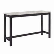 Celeste Theater Bar Table W/ 3 Stools-Gray