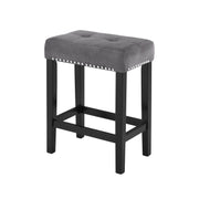 Celeste Theater Bar Table W/ 3 Stools-Gray