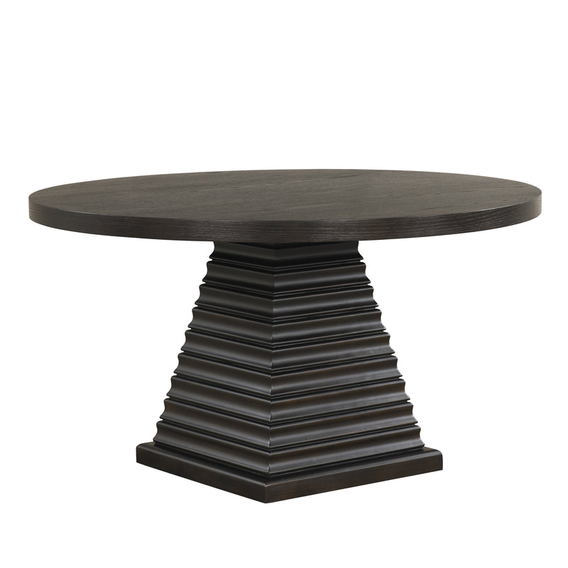 Plateau Round Dining Top-Rustic Espresso
