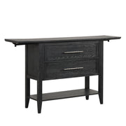 Sable Crest Drop Leaf Server-Black