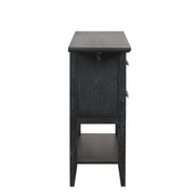 Sable Crest Drop Leaf Server-Black