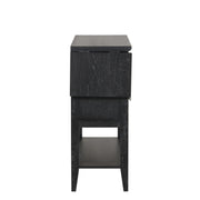 Sable Crest Drop Leaf Server-Black