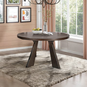 Chestnut Ridge 47" Round Table-Brown