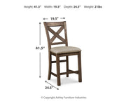 Moriville Counter Height Dining Set - Sims Furniture