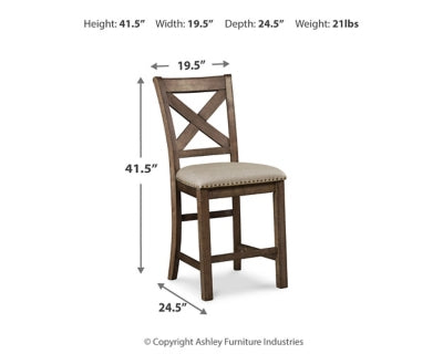 Moriville Counter Height Dining Set - Sims Furniture