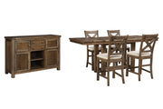 Moriville Counter Height Dining Set - Sims Furniture