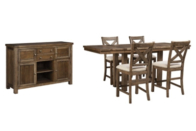 Moriville Counter Height Dining Set - Sims Furniture