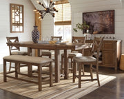 Moriville Counter Height Dining Set - Sims Furniture