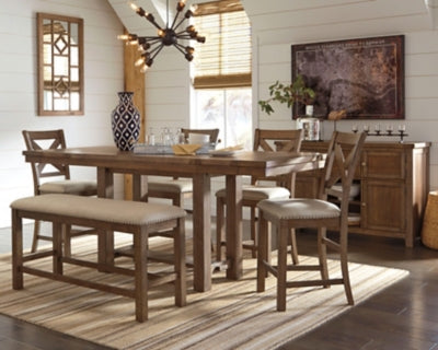 Moriville Counter Height Dining Set - Sims Furniture