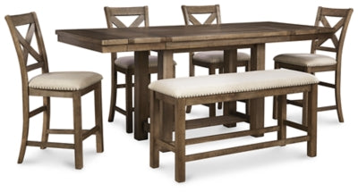 Moriville Counter Height Dining Set - Sims Furniture