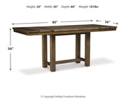 Moriville Counter Height Dining Set - Sims Furniture