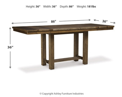 Moriville Counter Height Dining Set - Sims Furniture