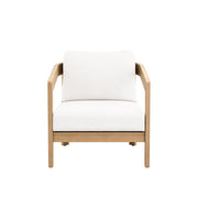 Wesley Patio Club Chair W/ White Cushion