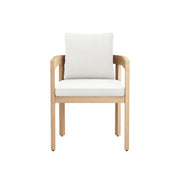 Wesley Patio Side Chair, White Cushion (1 Per Carton)