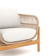 Solstice Rope Club Chair-Linen Beige