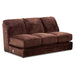 Jackson Furniture Everest Armless Sofa in Chocolate image