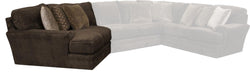 Jackson Furniture Mammoth LSF Piano Wedge in Brindle/Chocolate 437692 image