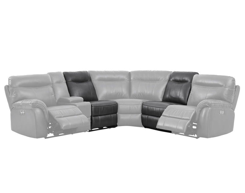 New Classic Atlas Power Armless Recliner in Gray