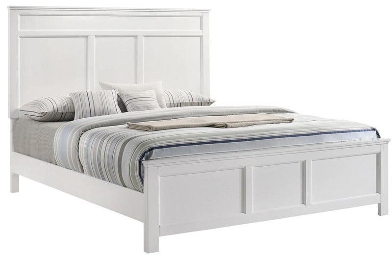 New Classic Furniture Andover Queen Bed in White