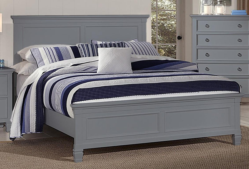 New Classic Furniture Tamarack Twin Bed in Gray
