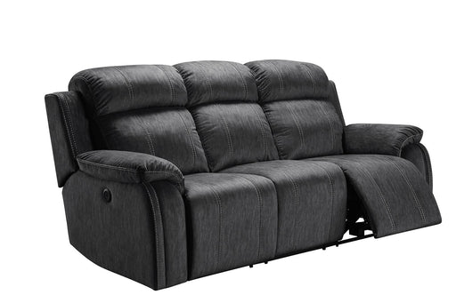 New Classic Furniture Tango Dual Recliner Sofa in Shadow - Sims Furniture