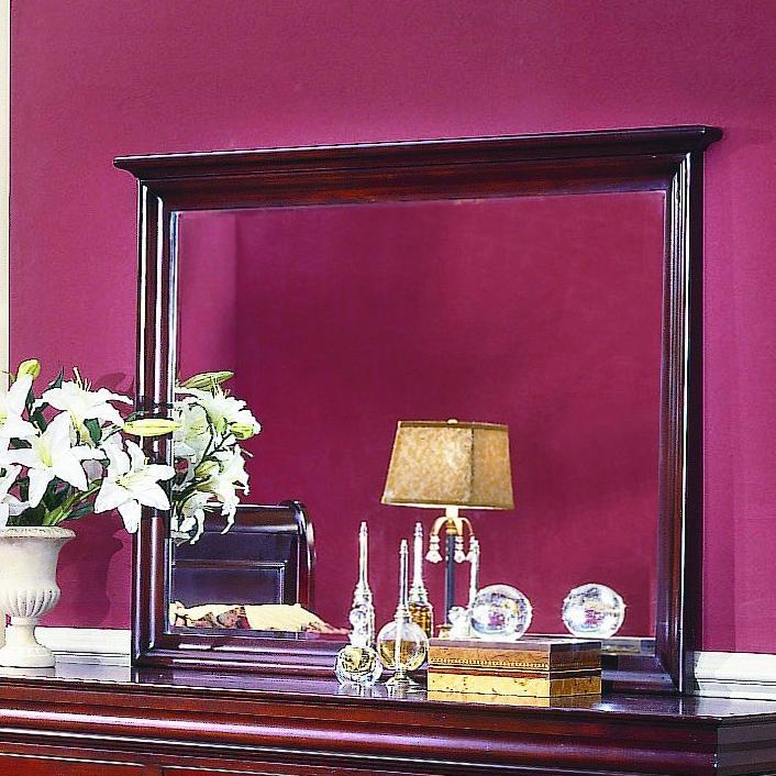 New Classic Versaille Landscape Mirror in Bordeaux