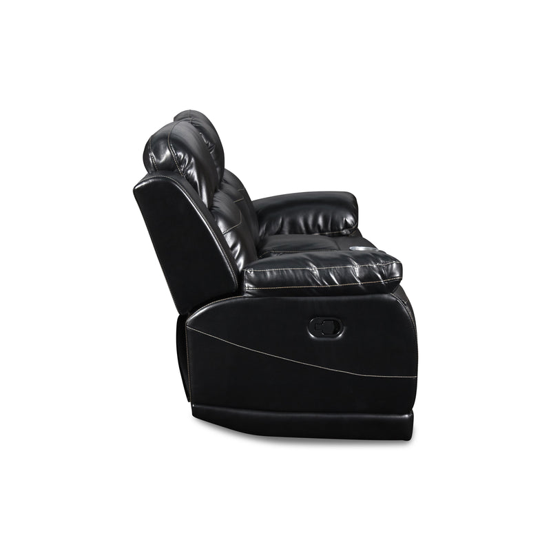 VEGA CONSOLE LOVESEAT - PREMIER BLACK