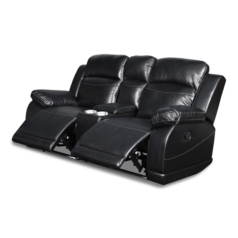 VEGA CONSOLE LOVESEAT - PREMIER BLACK