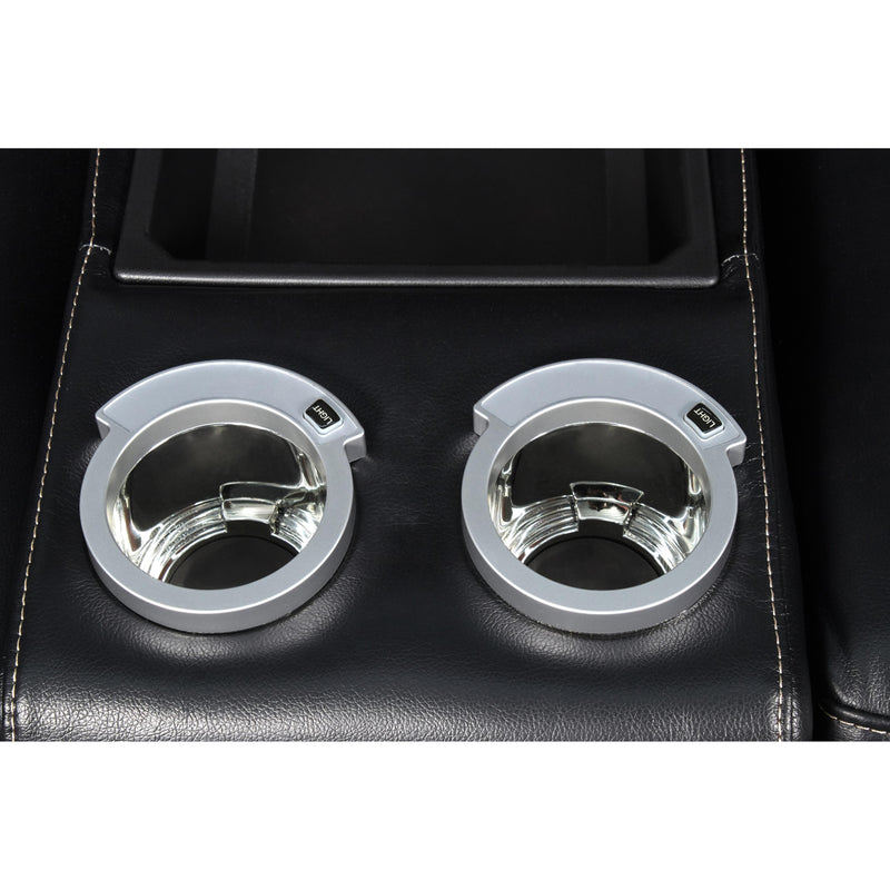 VEGA CONSOLE LOVESEAT - PREMIER BLACK