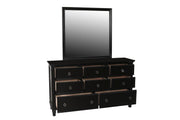 TAMARACK MIRROR- BLACK - Sims Furniture