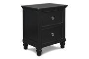 TAMARACK NIGHTSTAND- BLACK - Sims Furniture