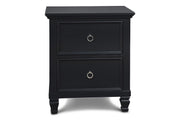 TAMARACK NIGHTSTAND- BLACK - Sims Furniture