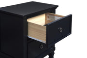 TAMARACK NIGHTSTAND- BLACK - Sims Furniture