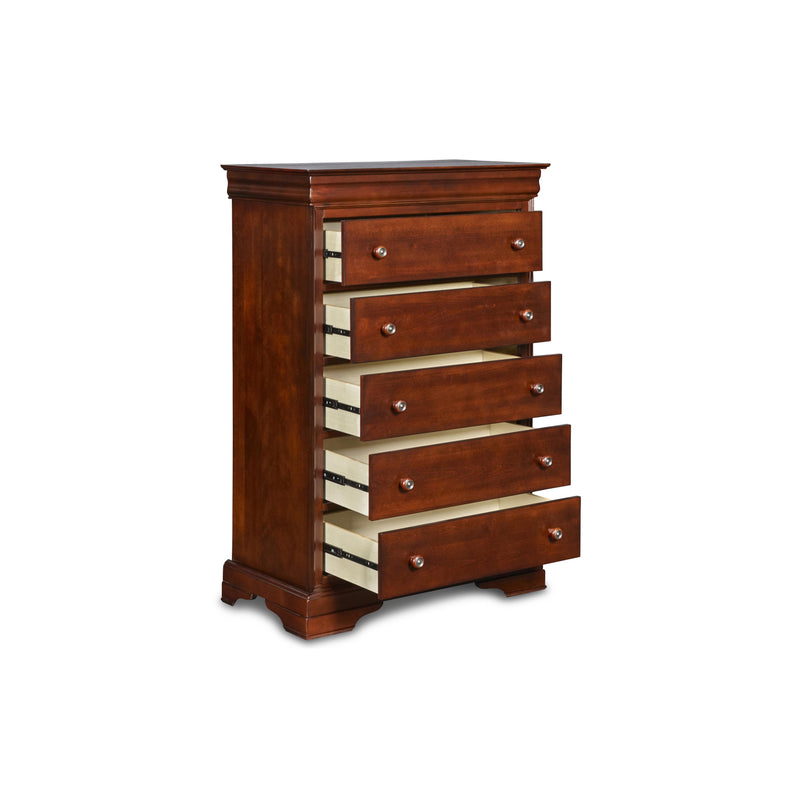 VERSAILLES LIFT TOP CHEST- BORDEAUX