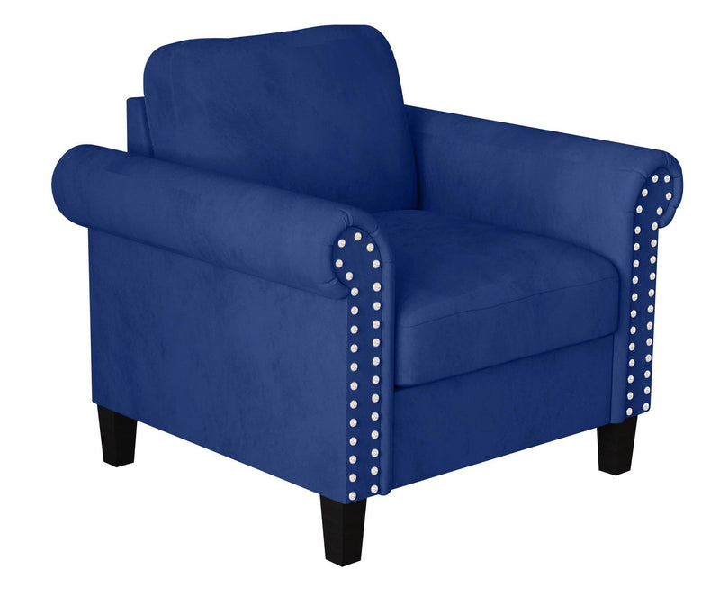 ALANI ACCENT CHAIR-DEEP BLUE