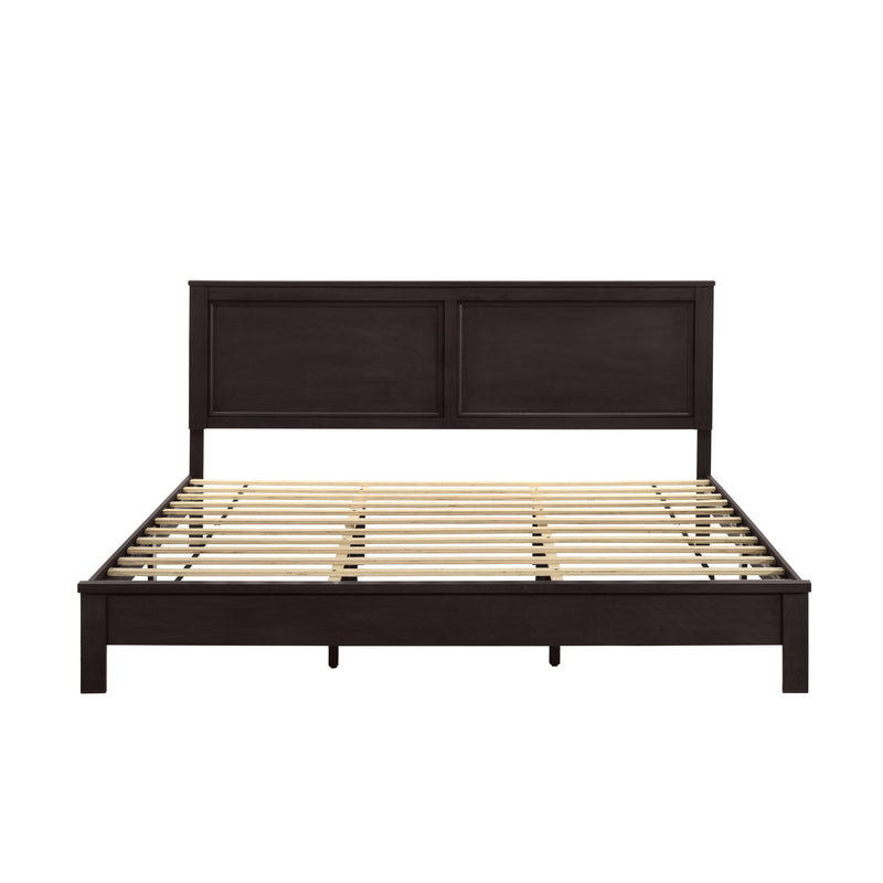 ARIES 6/6 EK PANEL BED-HB/FB/RAILS-MERLOT