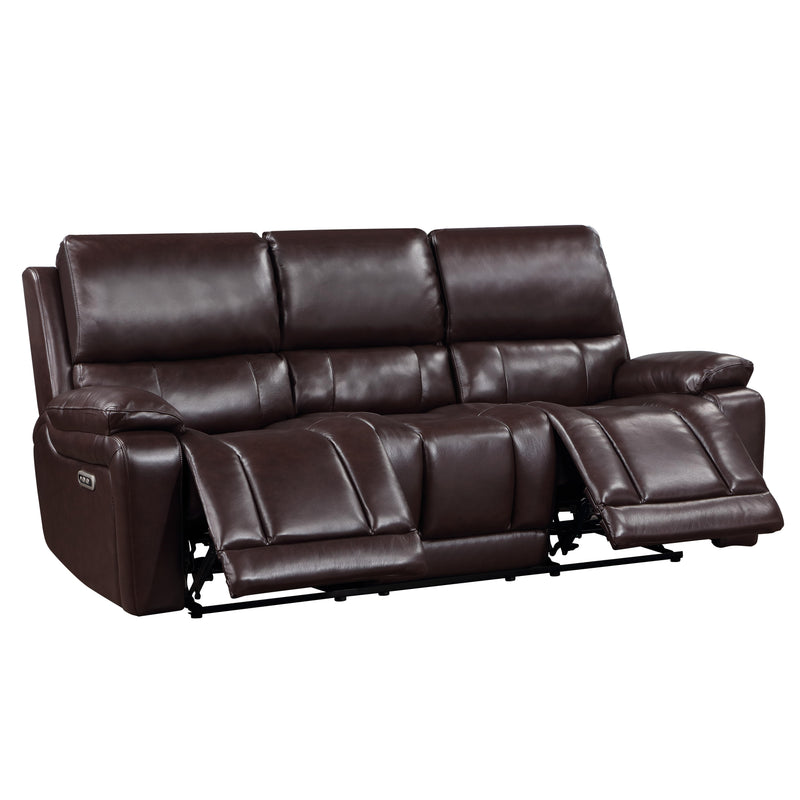 CICERO RECLINING SOFA-BROWN