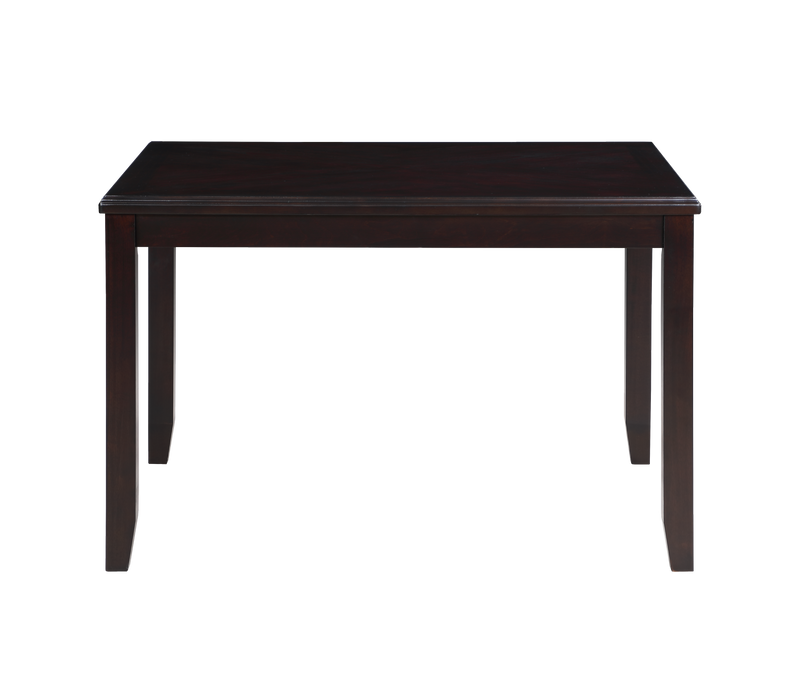 GIA 5PC 48" RECT. DINING TABLE & 4 CHAIRS-EBONY