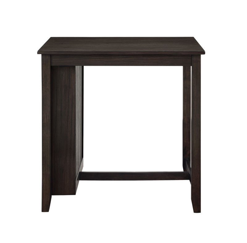 HESTON 36" STORAGE COUNTER TABLE SET W/2 CHAIRS-CHERRY