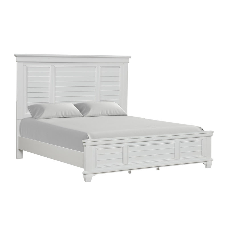 JAMESTOWN 6''6" / 6''0" K FOOTBOARD & SLATS- WHITE
