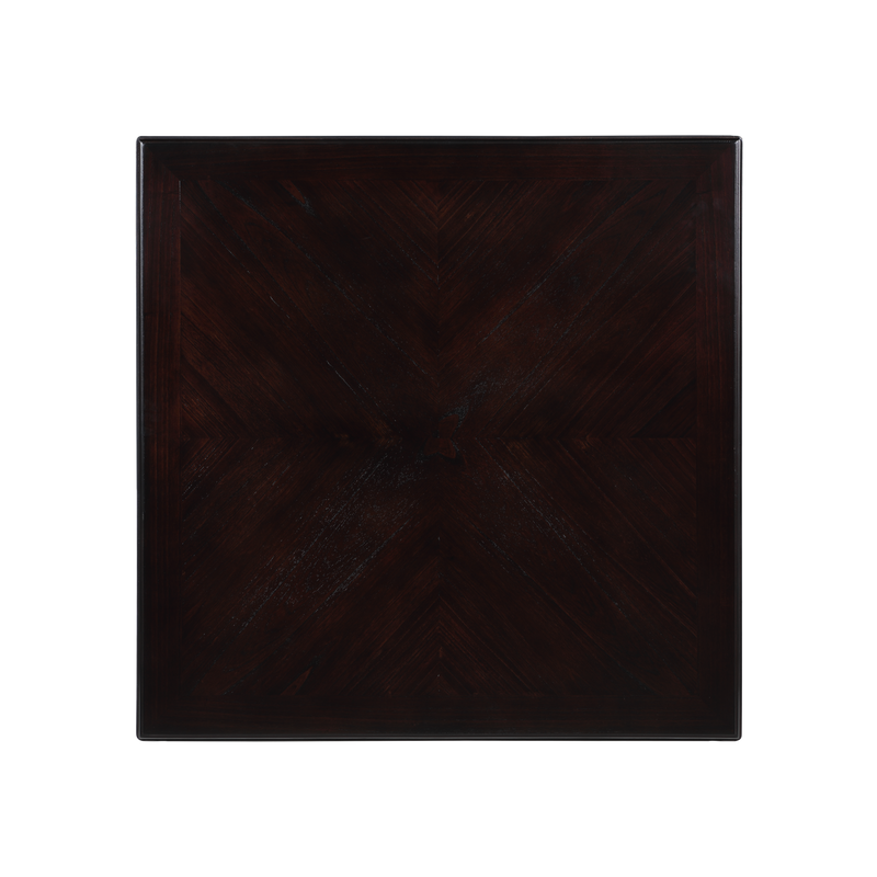 GIA 5PC 42" SQUARE COUNTER TABLE & 4 CHAIRS-EBONY