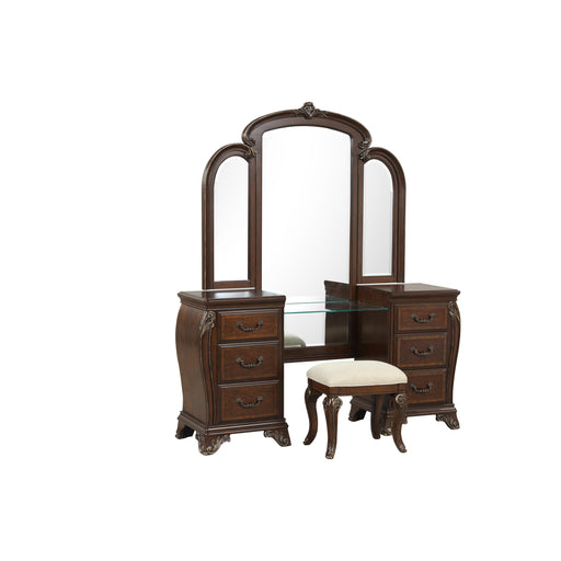 MONTECITO VANITY MIRROR - CHERRY - Sims Furniture