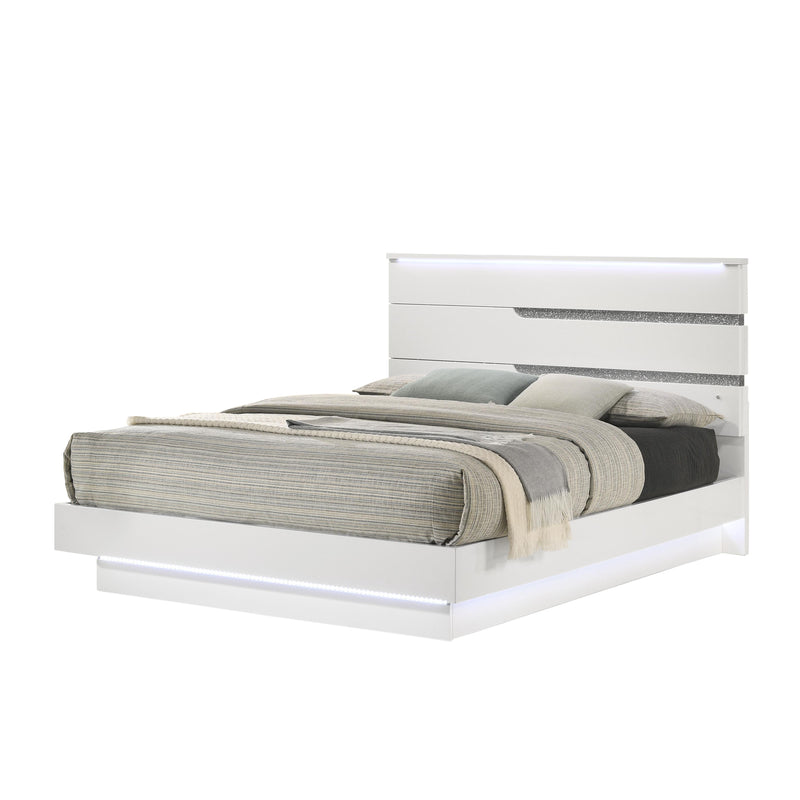 PARADOX Eastern King-California King EK/WK PLATFORM BED FOOTBOARD-WHITE