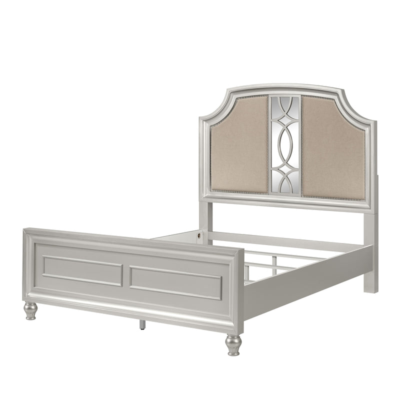 REFLECTIONSCalifornia King WK PANEL SIDE RAILS-SILVER - Sims Furniture