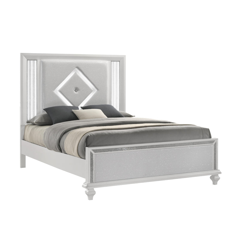STARDUST Eastern King-California King K FOOTBOARD & SLATS-WHITE - Sims Furniture