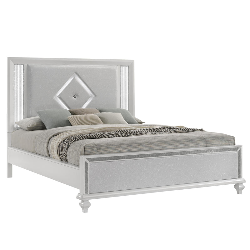 STARDUST Eastern King-California King K FOOTBOARD & SLATS-WHITE - Sims Furniture
