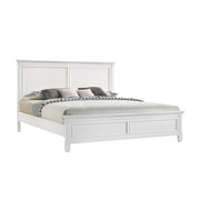 TAMARACK Eastern King/California King EK/WK HEADBOARD, FOOTBOARD & SLATS- WHITE - Sims Furniture
