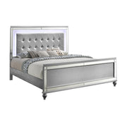 VALENTINO Eastern King-California King K FOOTBOARD & SLATS-SILVER - Sims Furniture
